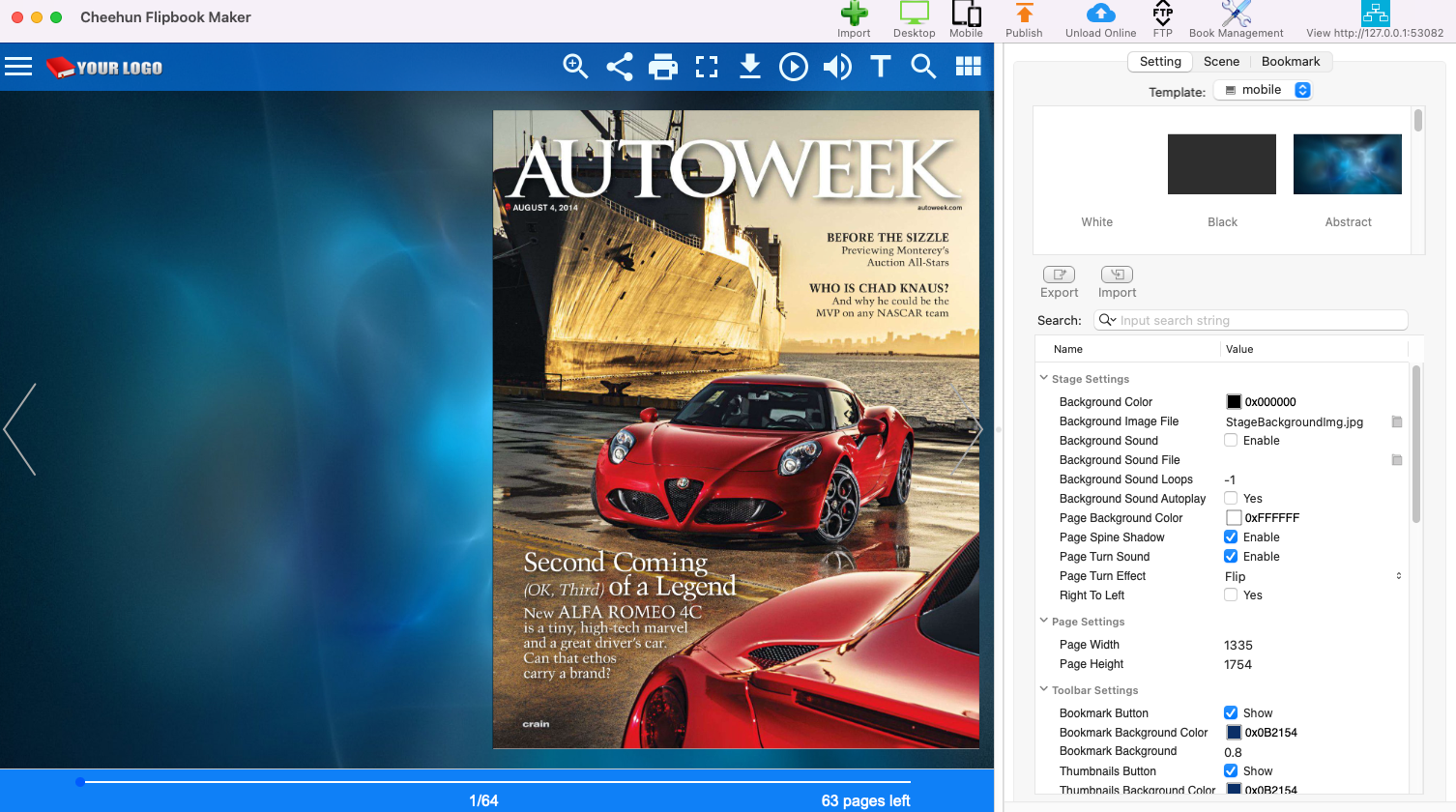 HTML5 Flipbook Maker