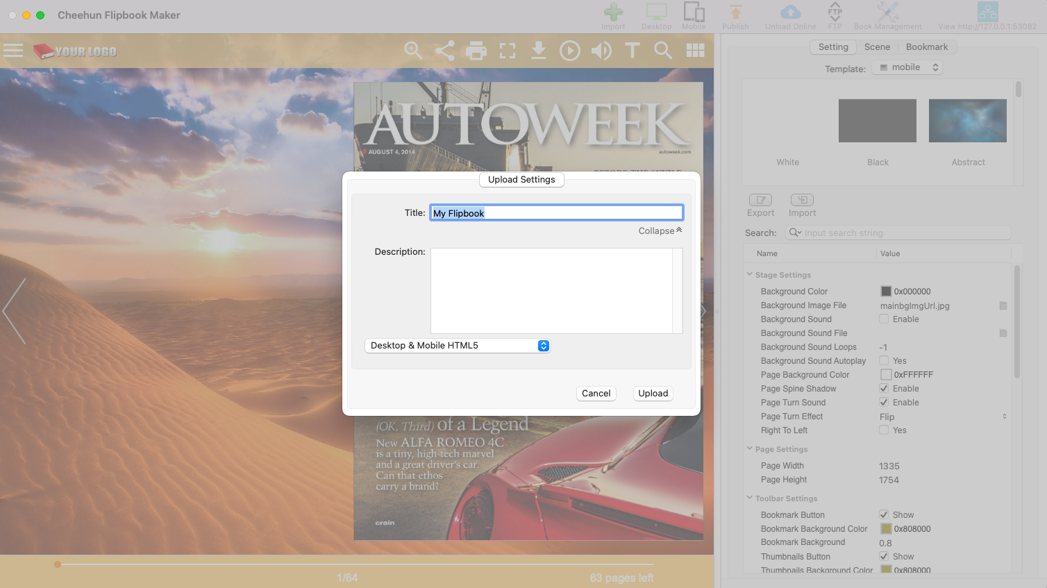 HTML5 Flipbook Maker